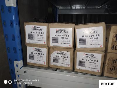 Болт с гайкой 1199О 10х45 Bellota Испания