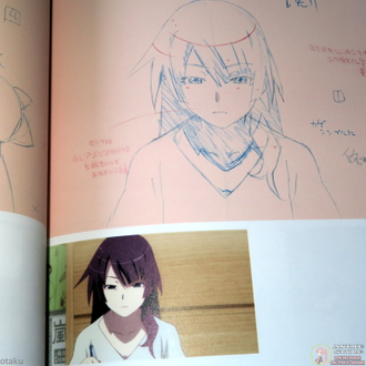 Originalnyj Art Buk Bakemonogatari Key Animation Note Istorii