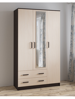 Шкаф комбинированный Лагуна  с зеркалом 1200 (ТЭКС)