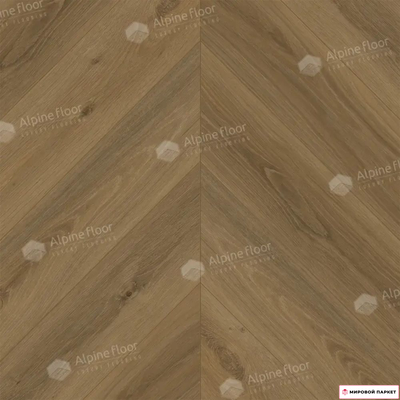 Ламинат Alpine Floor Chevron Art Дуб Тибет LF109-07 34 класс толщина 12 мм с фаской 1.232 м2