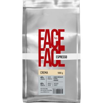 Кофе в зернах Face to Face &quot;CREMA&quot;, 1000 г