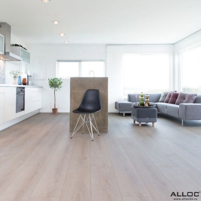 Декор ламината Alloc Grand Avenue Елисейские Поля 8541 в интерьере комнаты