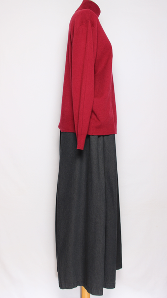 Свитер "ГЛАДКИЙ С ДЛИННЫМ РУКАВОМ " 7807 фуксия, чайная роза, бордо, розовый   р.52-56