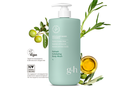 g&h Освежающий отшелушивающий гель для душа, 1 л.