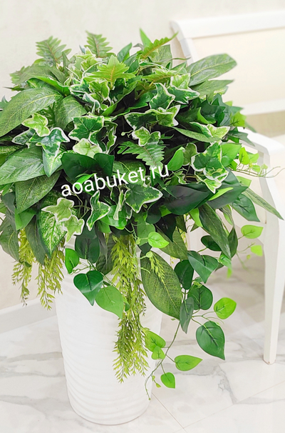 Напольная композиция из искусственных цветов № НП027