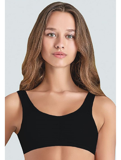 Топ для девочек хлопок Baykar - 4409 - 02 черный