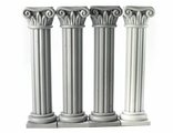 Four pilasters