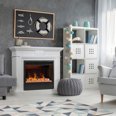 Электрокамин Marco WT с очагом 3D Helios 26 SBG