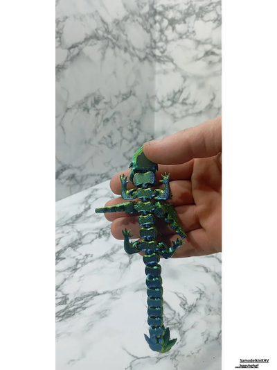 Дракон с розой