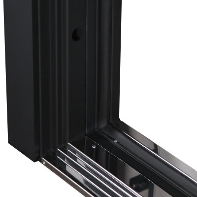 Стальная дверь   Снегирь с окном (терморазрыв 3к). Заказная модель.