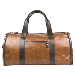 Кожаный портплед / дорожная сумка Torino Premium 
cog/brown (арт. 4037-03)