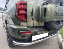 Защита заднего бампера угловая большая Папа Тюнинг d76 для TANK 400 2023-
