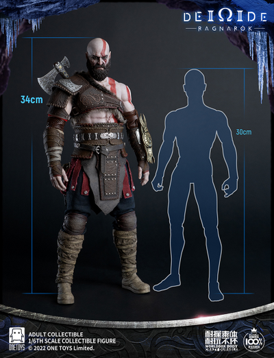 Кратос (God of War Ragnarok) - КОЛЛЕКЦИОННАЯ ФИГУРКА 1/6 Man Of War (OT019) - Onetoys