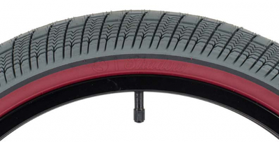Покрышка SHADOW Creeper 2,4" 110 psi (серый/красный)