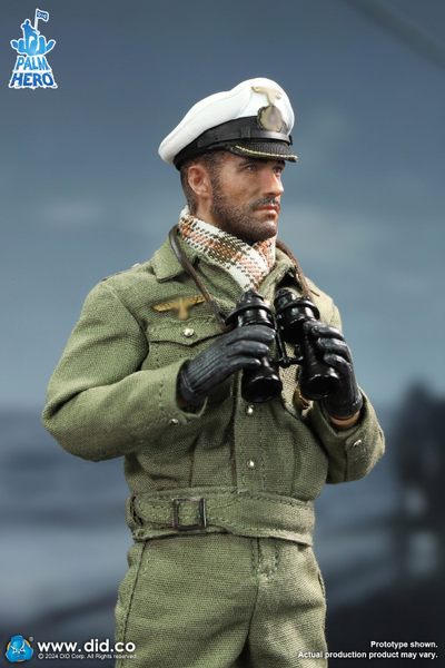 Капитан немецкой подводной лодки - Коллекционная ФИГУРКА 1/12 Palm Hero Series WWII German U-Boat Commander – Lehmann (XD80026) - DID