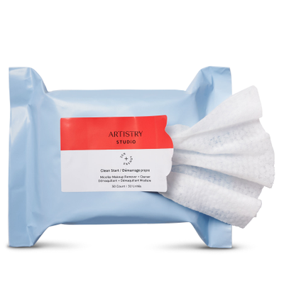 ARTISTRY STUDIO Мицеллярные салфетки для снятия макияжа, 30 шт.