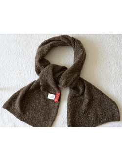 Итальянский шарф с люрексом Италия Vizio 5397 Ledy led табачного цвета