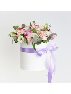 Шляпная коробка Rose&White