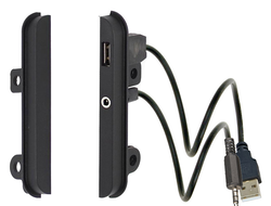 ПЕРЕХОДНАЯ РАМКА TOYOTA 2DIN ВСПОМОГАТЕЛЬНЫЕ ВСТАВКИ (USB+AUX)  RTY-N11USB