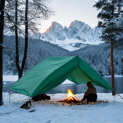 Тент Тарпаулин 15 x 20 м , 90 г/м2 , шаг люверсов 1 м строительный защитный укрывной купить в Москве