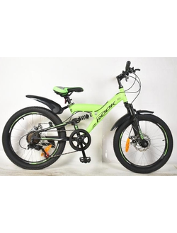 Детский велосипед Rook MA200D 20" зеленый