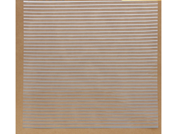 Ацетатный лист для скрапбукинга «серебряные полосы», 30,5х30,5 см