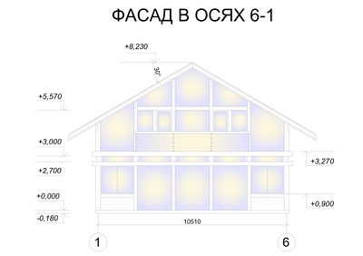 Фахверковый дом 220 м2 со вторым светом