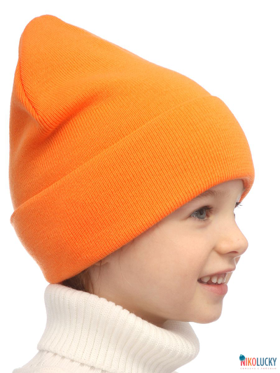 Шапка 22202-01 оранжевый 48-52
