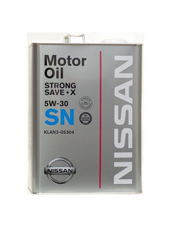 Масло моторное Nissan Strong Save X 5w30 SN 4л