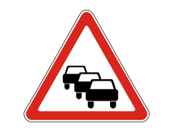 Знак дорожный 1.32 Затор