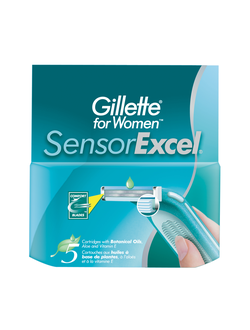 Сменная кассета Gillette Sensor Excel для женщин, 5 шт