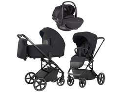 Коляска 3в1 Carrello Alfa Rock Black 2025 (Vega)