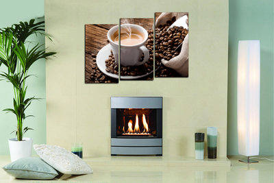 Модульная картина "Изысканный вкус кофе"