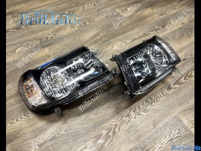 Фары Toyota Land Cruiser 100 черные