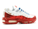 Nike Air Max 95 (Красные с белым) новые