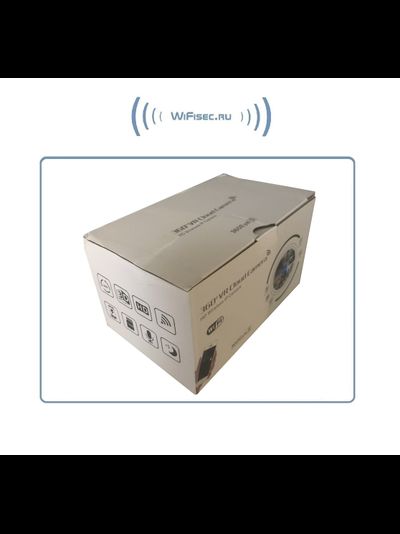 Панорамная WiFi видеоняня/видеокамера (лампа накаливания, цоколь Е27) с DVR с включением освещения, HD 960p (360EyeS)