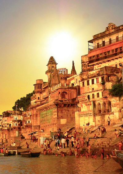 Постер «Город света. Варанаси» из коллекции «Дивные города».
