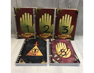 Купить Комплект дневников Гравити Фолз 1, 2, 3, Билла и 5 в интернет ...