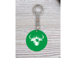 Брелок символика "Быка" с гравировкой №25