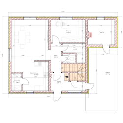 Двухэтажный дом с тремя спальнями, кабинетом 137.27м² (S43)