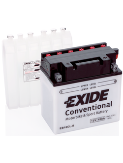 АККУМУЛЯТОР EXIDE Conventional EB16CL-B R+ 19AH 190А (EN)