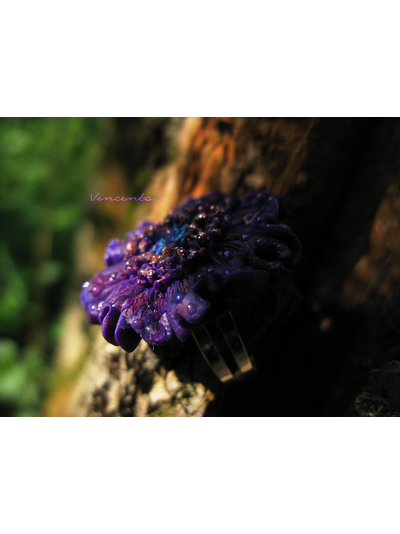 Пыльца Фей. Волшебное украшение - цветок из полимерной глины