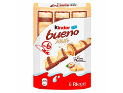 Шоколадные батончики Kinder Bueno White