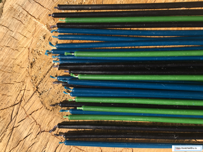 Свеча Синяя №60(1 час 20 минут горения)