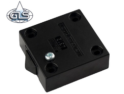 Выключатель мебельный для откатной двери 4312, 250B, 2A, норм-замкнут, черный, 55х48х17мм GLS