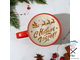 Набор трафаретов для кофе «С Новым Годом», 3.2 × 8.5 см, 5 шт