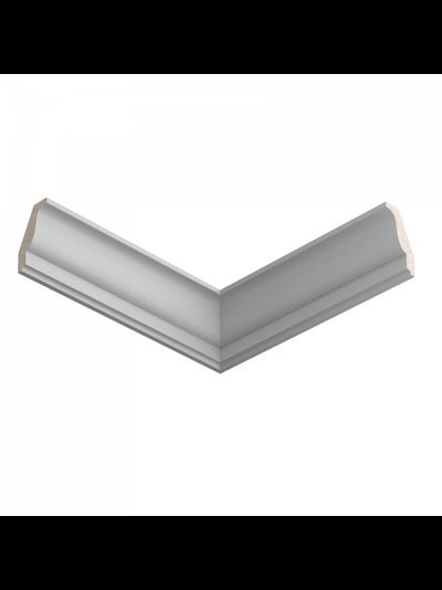 Потолочный карниз Ultrawood CR0025, из ЛДФ-декора, под покраску, 2.44 м.