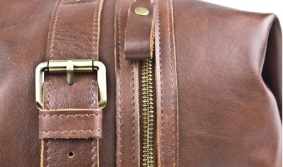 Кожаная дорожная сумка Campora Premium brown (арт. 
4019-53)