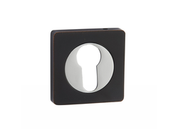 Накладки на цилиндр " VINTAGE" ET02BL Черный с патиной