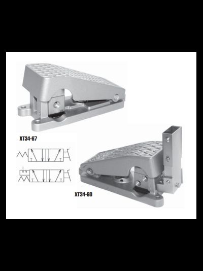 5/2 Педаль пневматическая с блокировкой XT34-60
